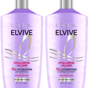 Elvive Hyaluron Plump Hydrating Shampoo Conditioner for Dry Hair